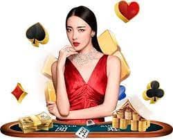 Live dealer table and sports streaming interface